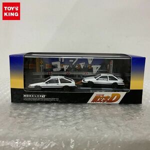 1円〜 モデラーズ 1/64 頭文字D セット Vol.1 藤原拓海 トレノ AE86 ＆ 乾信司 トレノ2ドア AE86