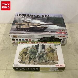 1円〜 MENG 1/35 GERMAN LEOP ARD 2 A7＋ MAIN BATTLE TANK ドラゴン 1/35 ワッフェン SS 装甲擲弾兵 ハリコフ 1943