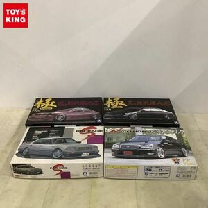 1円〜 アオシマ 1/24 V8 クラウン ロイヤルサルーン G アンクエルション 18マジェスタ ’04前期型 他