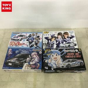 1円〜 フジミ他 1/24 きゃらdeCARーる 侵略!イカ娘 PACIFIC NAC イカ娘フェラーリ 2012、痛車 ラブプラス FD3S RX-7 等