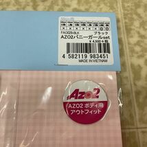 1円〜 未開封 アゾン 50cmドール用コスチューム AZO22バニーガールセット ブラック_画像3