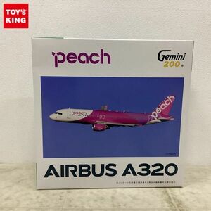 1円〜 クロスウイング GEMINI JETS Gemini200 1/200 peach AIRBUS A320 ピーチ航空 JA807P 7号機