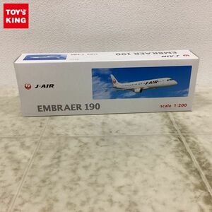 1円〜 JALUX ホーガンウィングス 1/200 J-AIR エンブラエル 190 JA241J