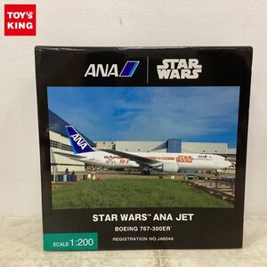 1円〜 全日空商事 1/200 B767-300ER JA604A STAR WARS ANA JET