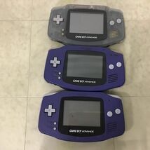 1円〜 NINTENDO ゲームボーイアドバンス 本体 AGB-001 ミルキーブルー バイオレット アドバンス専用 カードeリーダー＋_画像2