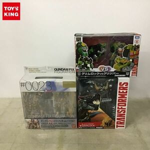 1円〜 未開封含 タカラ等 トランスフォーマーアドベンチャー グリムロックvsグリジバー GUNDAM FIX FIGURATION/GFF #0023 百式 他