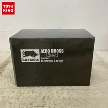 1円〜 オーロックス AERO CROSS Quiet AUQCM-21 エアーコンプレッサー＆エアブラシ_画像1