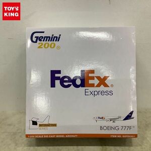 1円〜 ジェミニ INTERACTIVE シリーズ 1/200 FedEx Express ボーイング777F G2FDX951