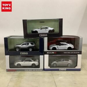 1円〜 エブロ等 1/43 トヨタ プリウス ムーンルーフ シルバーメタリック ニッサン GT-R ニスモ 他