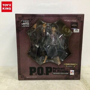 1円〜 内未開封 メガハウス P.O.P STRONG EDITION/POP ONE PIECE FILM ストロングワールド モンキー・D・ルフィ LAWSON限定カラー