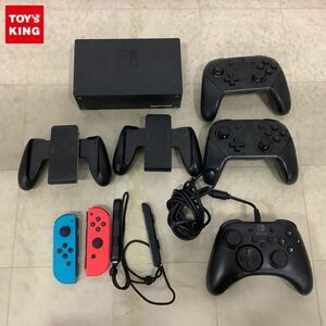 1円〜 訳あり Nintendo Switch Joy-Con ネオンブルー ネオンレッド Proコントローラー ドック 他