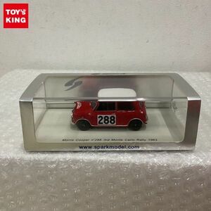 1円〜 スパーク 1/43 Morris Cooper n 288 3 Monte Carlo Rally 1963