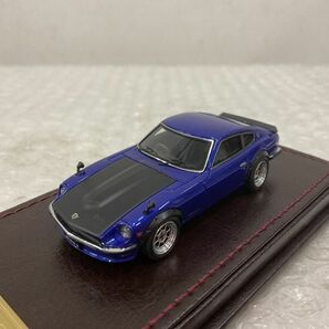 1円〜 イグニッションモデル 1/64 Fairlady Z S30 ブルー メタリッックの画像2