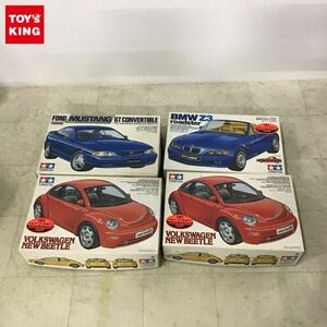 1円〜 タミヤ 1/24 フォード マスタング GT フォルクスワーゲン ニュービートル シルバーメッキボディ 他