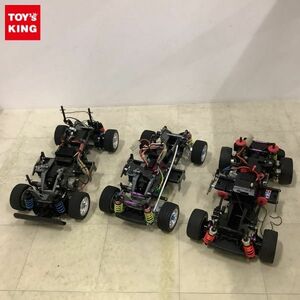 1円〜 訳あり ジャンク 電動RC シャーシ タイヤ フタバ S3003 スタンダードサーボ MC210CB アンプ 他