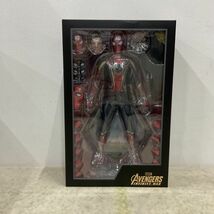 1円〜 未開封 ホットトイズ ムービー・マスターピース 1/6 MMS482 アベンジャーズ インフィニティ・ウォー アイアン・スパイダー_画像2