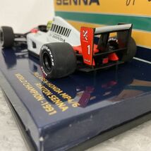 1円〜 ミニチャンプス 1/43 マクラーレン ホンダ MP4/6 アイルトン・セナ ワールドチャンピオン 1991_画像4