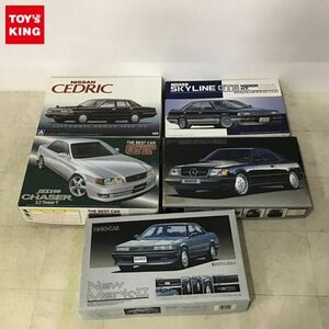 1円〜 アオシマ 等 1/24 JZX100 チェイサー 前期型 430 セドリックセダン 200E GL 他