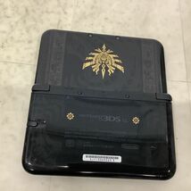 1円〜 動作確認/初期化済 ニンテンドー3DS LL SPR-001（JPN） モンスターハンター4 スペシャルパック（ゴア・マガラ ブラック）_画像7