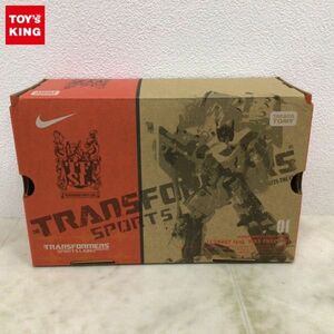 1円〜 未開封 タカラトミー トランスフォーマー スポーツレーベル 1/2 01 コンボイ feat NIKE FREE 7.0 RED/B