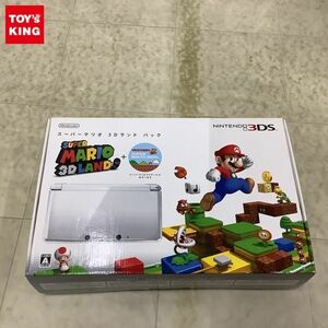 1円〜 欠品 欠品/動作確認/初期化済 ニンテンドー3DS 本体 CTR-001（JPN）アイスホワイト スーパーマリオ 3Dランド パック