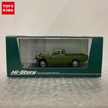 1円〜 破損 Hi-Story 1/43 ニッサン ダットサン トラック カスタム DX・L 1979 グリーン_画像1