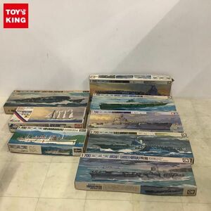 1円〜 小鹿タミヤ 等 1/700 他 アメリカ海軍 航空母艦 エンタープライズ イギリス海軍 航空母艦ビクトリアス 他