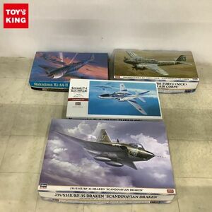 1円〜 ハセガワ 1/48 川崎T-4 ブルーインパルス、二式複座戦闘機 屠龍 丙型 満州国軍航空隊 他