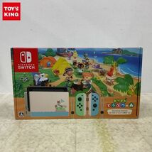 1円〜 欠品 動確/初期化済 ソフトDL不可 Nintendo Switch HAC-001(-01) あつまれ どうぶつの森セット_画像1