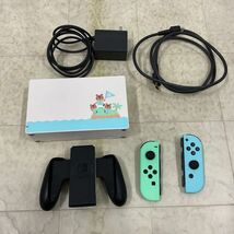 1円〜 欠品 動確/初期化済 ソフトDL不可 Nintendo Switch HAC-001(-01) あつまれ どうぶつの森セット_画像7