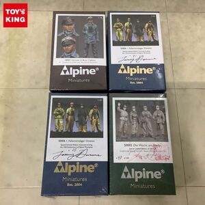 1円〜 未開封 Alpine Miniatures 1/35 他 S0006 I.Fallschirmjager Division、16021 German U-Boat Captain 等 ガレージキット