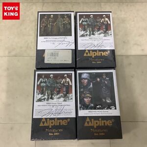 1 jpy ~ unopened Alpine Miniatures 1/35 other S0003 Winter Patrol,S0004 The Defender of Normandy etc. garage kit 