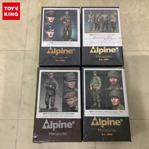 1 jpy ~ unopened Alpine Miniatures 1/16 other 16028 German WSS Tank Crew,16013 WW2 British S.A.S. Commando etc. garage kit 