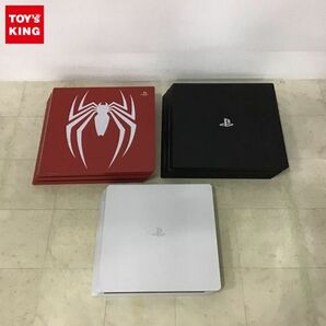 1円〜 動作確認済 初期化済 箱無 PlayStation4 本体 CUH-2100A ホワイト、PS4 Pro 本体 CUH-7000B ブラック 等の画像1