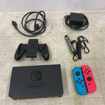 1円〜 動作確認/初期化済 Nintendo Switch HAC-001(-01) ネオンブルー ネオンレッド_画像8