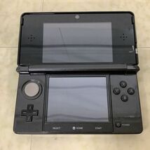 1円〜 動作確認/初期化済 箱無 ニンテンドー3DS CTR-001 アイスホワイト コスモブラック ゲームパッド_画像3