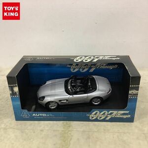 1円〜 破損 オートアート 1/18 007 ワールド・イズ・ノット・イナフ ジェームズ・ボンド BMW Z8（シルバー）