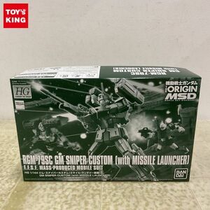 1円〜 HG 1/144 機動戦士ガンダム THE ORIGIN MSD ジム・スナイパーカスタム ミサイル・ランチャー装備