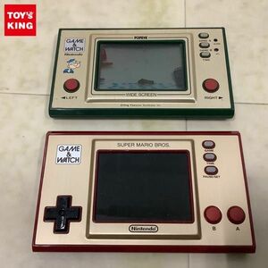 1円〜 箱無 NINTENDO LSI ゲーム＆ウォッチ ポパイ スーパーマリオブラザーズ