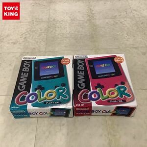 1円〜 ゲームボーイ カラー CGB-001 本体 ブルー、レッド