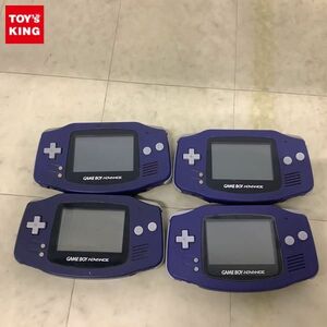 1円〜 箱無 ゲームボーイアドバンス 本体 AGB-001 バイオレット 4点