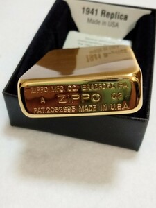 zippo 1941レプリカ ゴールド 2002年製 新品未使用
