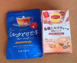 おまとめ　リプトン　烏龍茶ミルクティー&日東紅茶ミルク&スタバスプリングブレンド