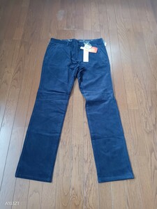 1240[ новый товар ]Callaway Callaway 8WAI стрейч брюки распорка длина брюки вельвет темно-синий мужской размер 3L талия 90