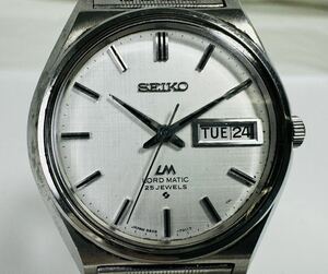  ▽ SEIKO セイコー LM ロードマチック 5606-7010 自動巻き 25石 デイデイト 3針 メンズ 腕時計 /261558/320-46