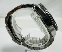 Ф SEIKO セイコー パイロット クロノグラフ 100M 黒文字盤 デイト 7T92-0CF0 クォーツ メンズ 腕時計/260682/35-35_画像3