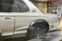 ▽ KYOSHO 京商 1：18スケール NISSAN　SKYLINE 2000GTR（KPGC10)スカイライン ハコスカ ダイキャストモデルカー / 262343 / 329-2_画像9