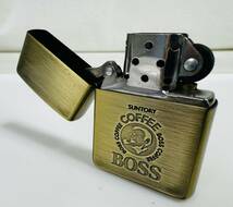  ＄ ZIPPO ジッポ オイルライター サントリーBOSS /261547/320-63_画像1