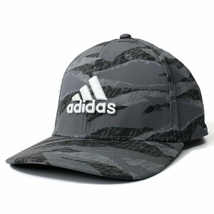 新品 アディダス ゴルフ カモ プリント キャップ 帽子 57-60 オールシーズン adidas GOLF メンズ CAP 黒 ブラック ◆CN1887