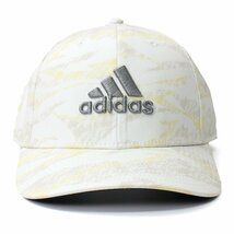 新品 アディダス ゴルフ カモ プリント キャップ 帽子 57-60 オールシーズン adidas GOLF メンズ CAP 白 ホワイト ◆CN1888_画像3